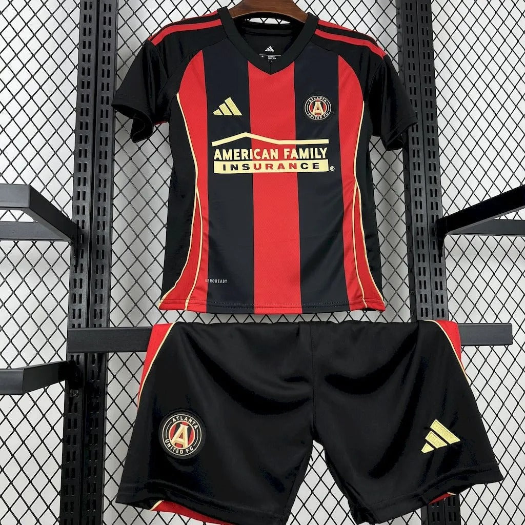 Kids Atlanta United Jersey 25/26 Home Football Kit Soccer Jersey