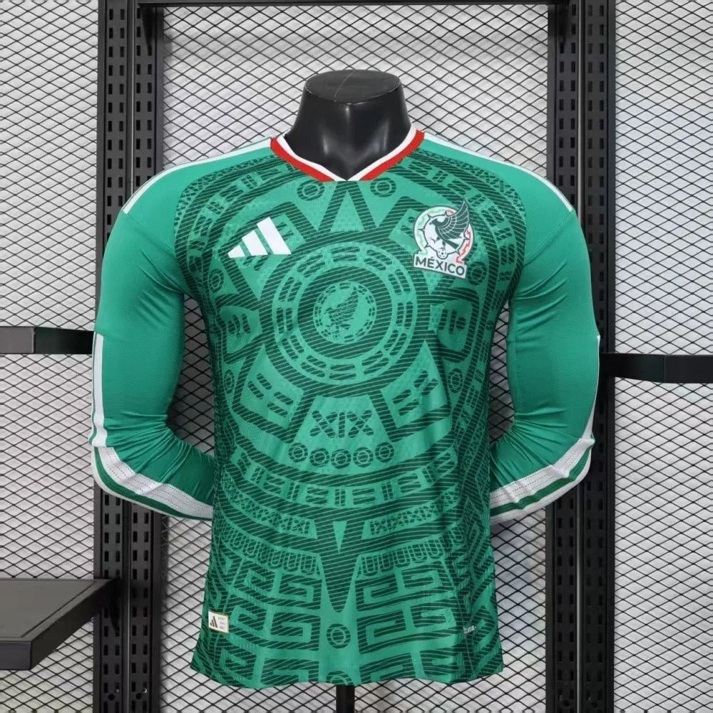 Player Version Mexico Jersey 2026 World Cup Football Kit Player Version Long Sleeves