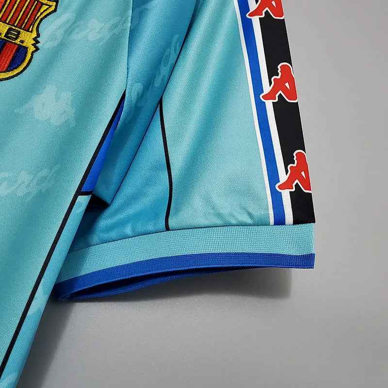 Barcelona Retro Jersey 1996/97 Away Football Jersey Soccer Shirt