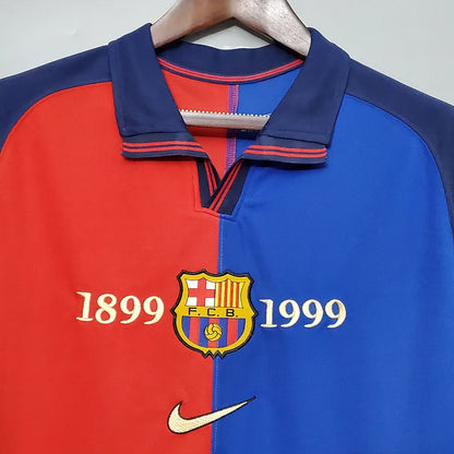 Barcelona Jersey Home Kit 1999 Retro