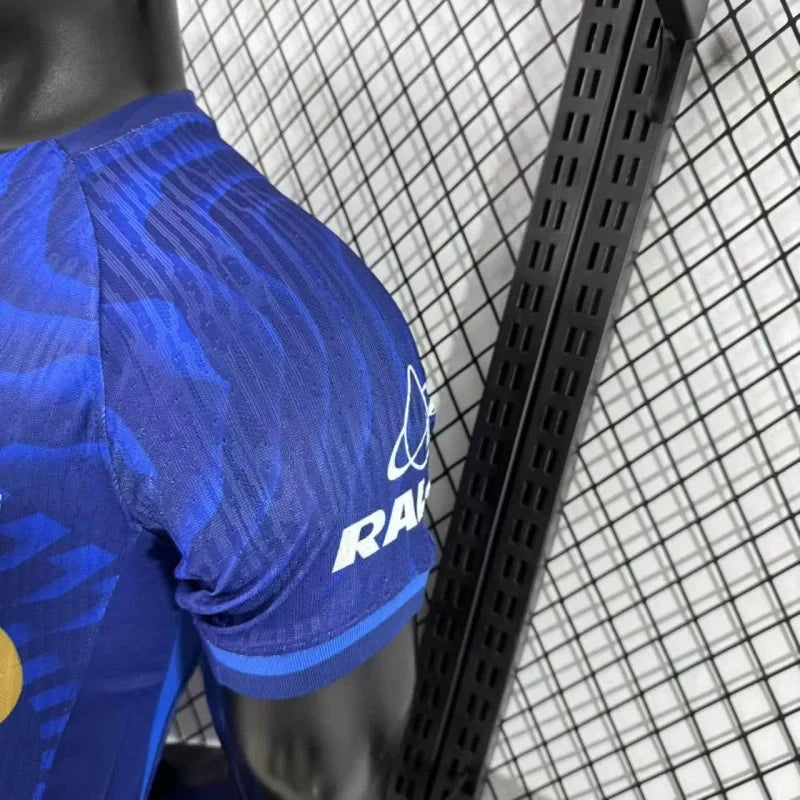 Player Version Pumas UNAM Jersey 25-26 Away Football Kit Blue Soccer Jersey