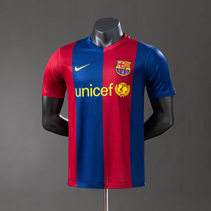 Player Version Retro Barcelona Jersey 2006/07 Home Football Kit Player Version