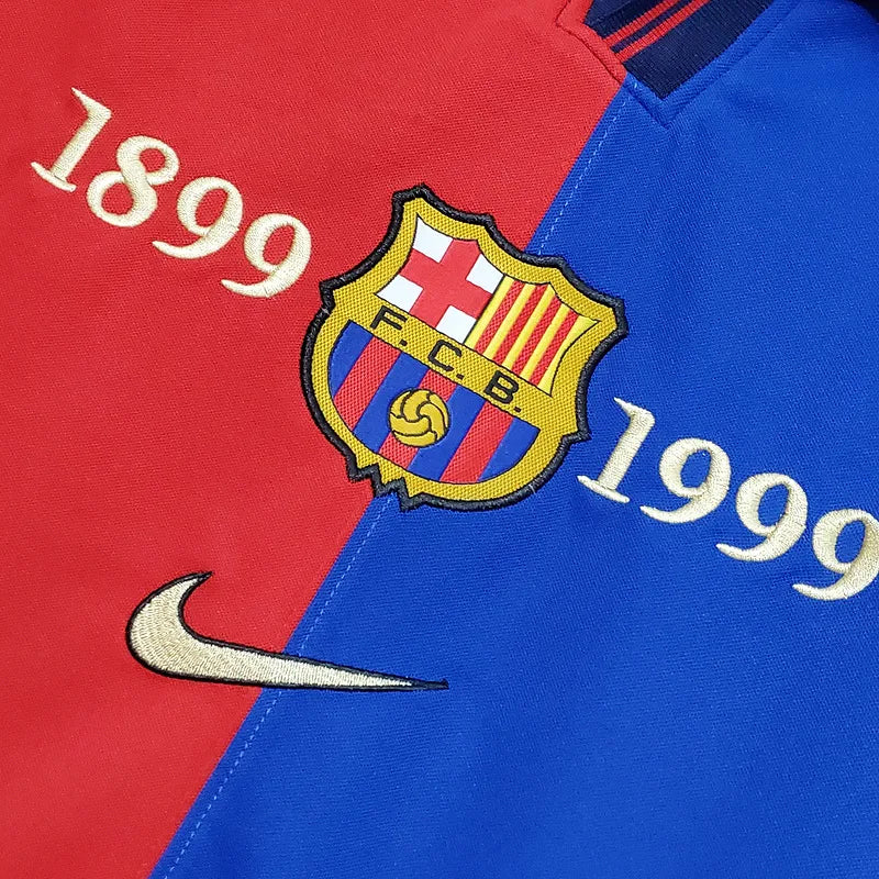 Barcelona Jersey Home Kit 1999 Retro