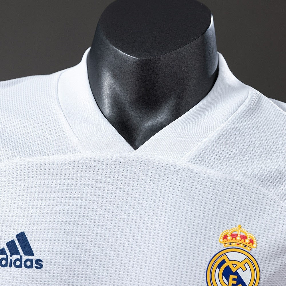Player Version Real Madrid Jersey 2020-21 Home Retro Football Kit Player Version