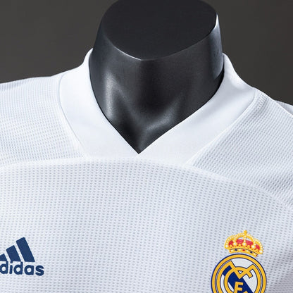 Player Version Real Madrid Jersey 2020-21 Home Retro Football Kit Player Version