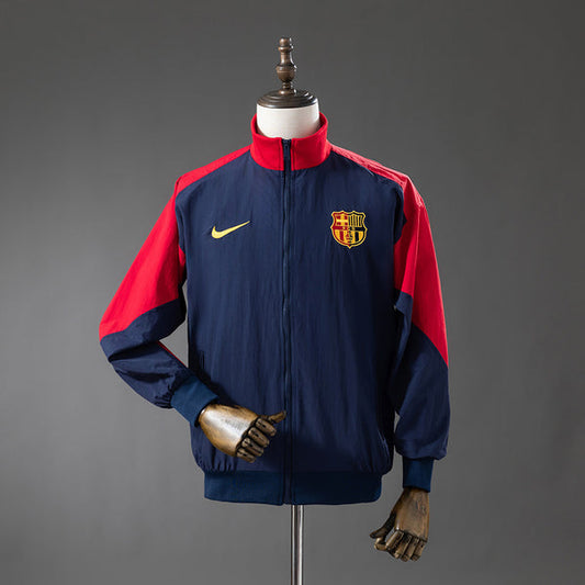 Barcelona Windbreaker 2025/26 Blue Football Soccer Jacket