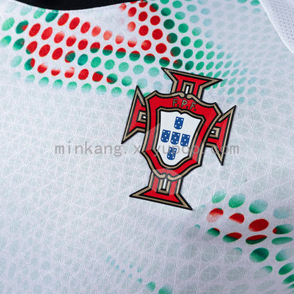 Player Version Portugal Jersey 2025/26 Away Football Kit Long Sleeves Player Version
