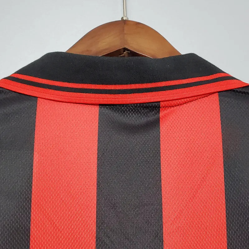 AC Milan Retro Jersey 1996/97 Home Football Jersey Soccer Shirt