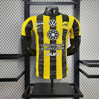 Player Version Al-ittihad Jeddah Jersey 25/26 Home Football Kit Soccer Jersey