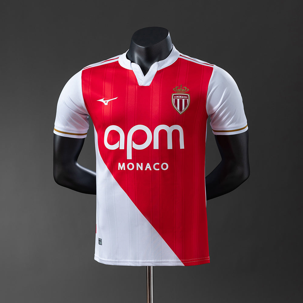 Player Version Monaco Jersey 25/26 Home Football Kit Player Version