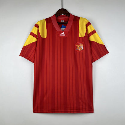 Spain Jersey Home Kit 1992 1994 Retro Football Team Soccer