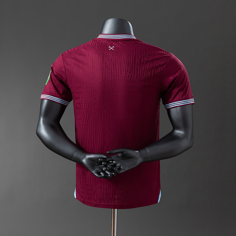 Player Version West Ham United Jersey 25/26 Home Football Kit Player Version