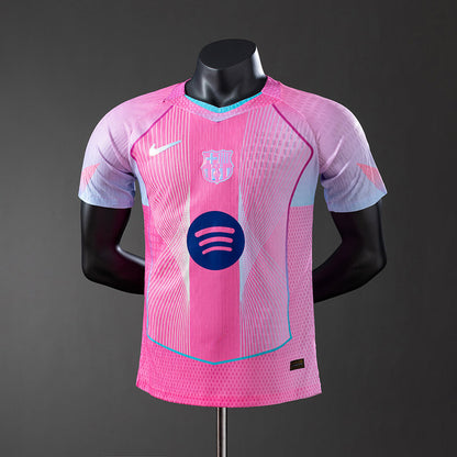 Player Version Barcelona Jersey 25/26 Pink Special Kit Player Version