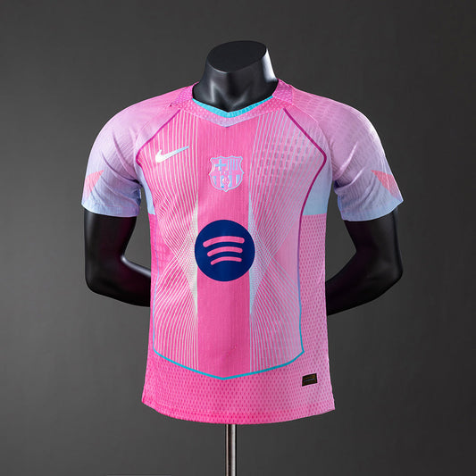 Player Version Barcelona Jersey 25/26 Pink Special Kit Player Version