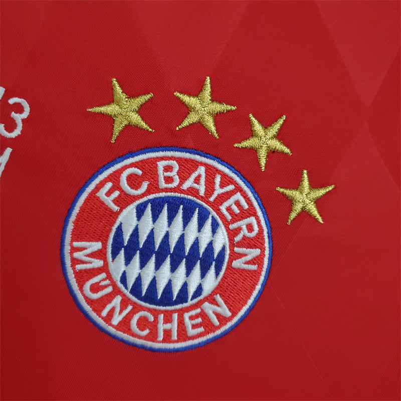 Bayern Munich Jersey Home Kit 2013/14 Retro Long Sleeves Football Team Soccer Shirt