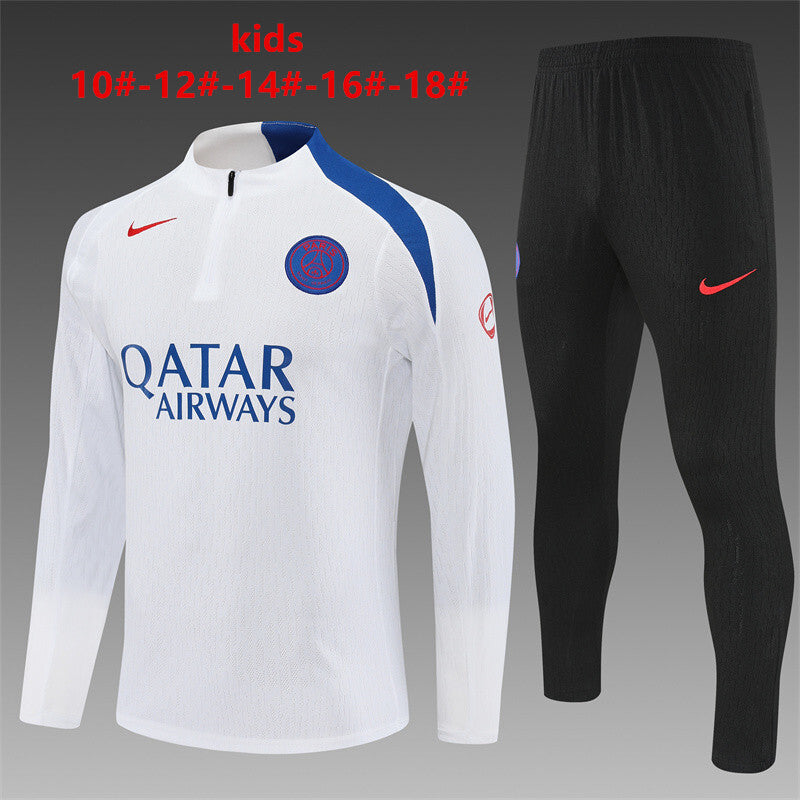 Player Version Kids Player Version PSG Training Tracksuits 25/26 Football Kit Soccer Jersey