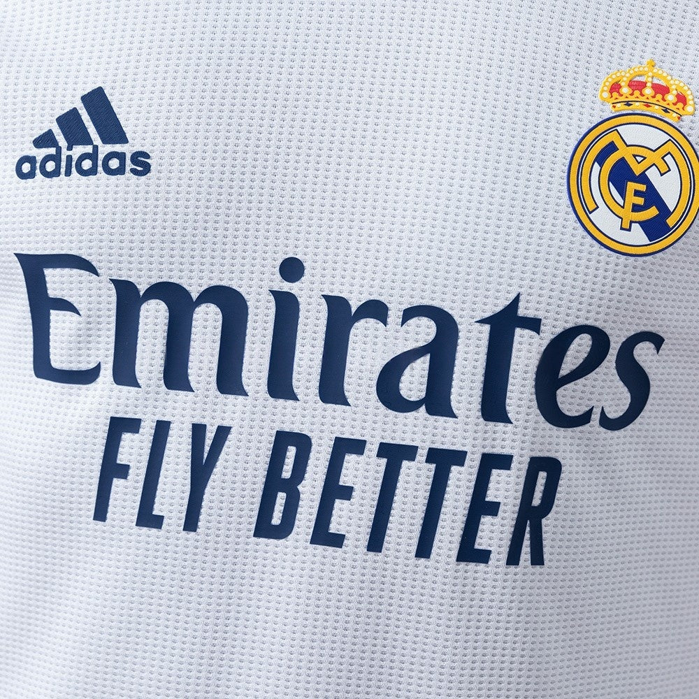 Player Version Real Madrid Jersey 2020-21 Home Retro Football Kit Player Version