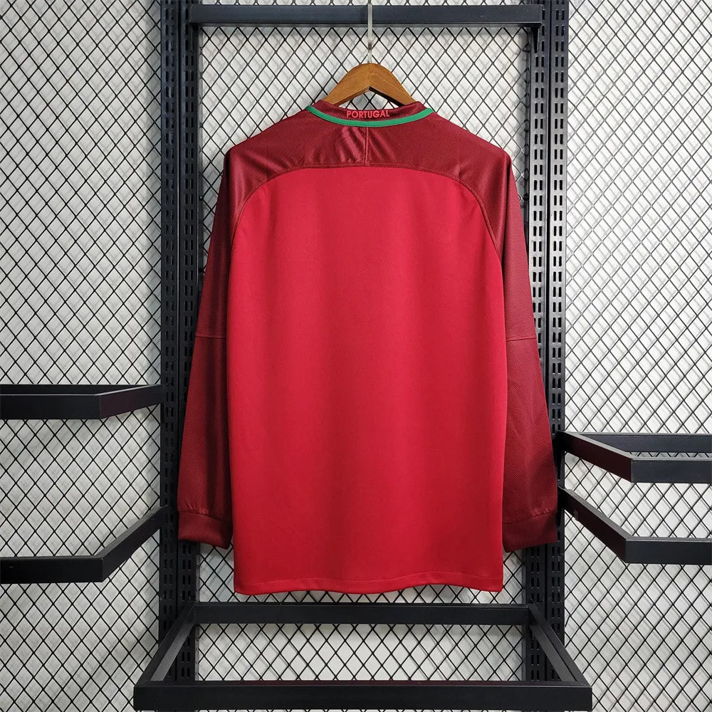 Portugal Jersey Home Kit 16-17 Retro Long Sleeves