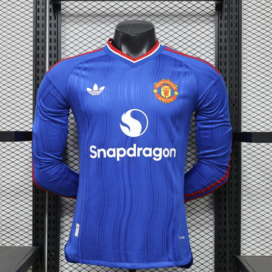 Manchester United 26-27 Long Sleeve Player Version Away Jersey