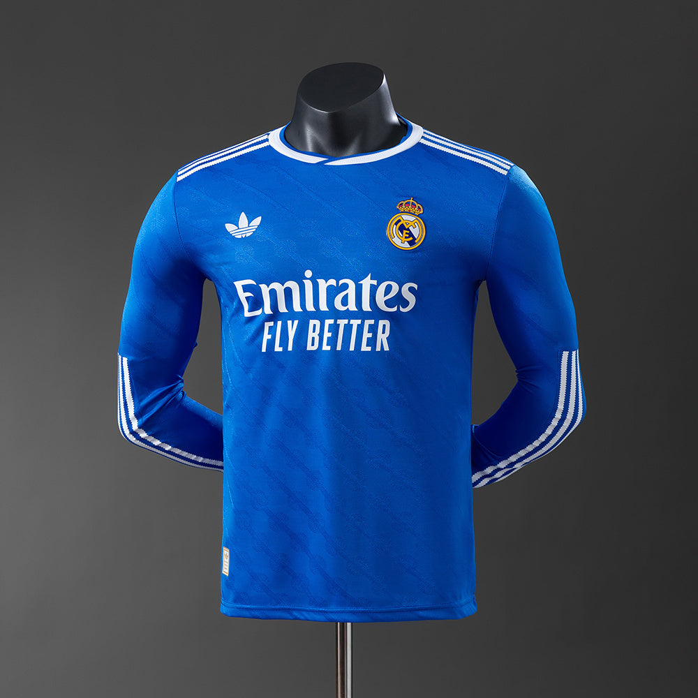 Player Version Real Madrid Jersey 25/26 Third Football Kit Long Sleeves Player Version