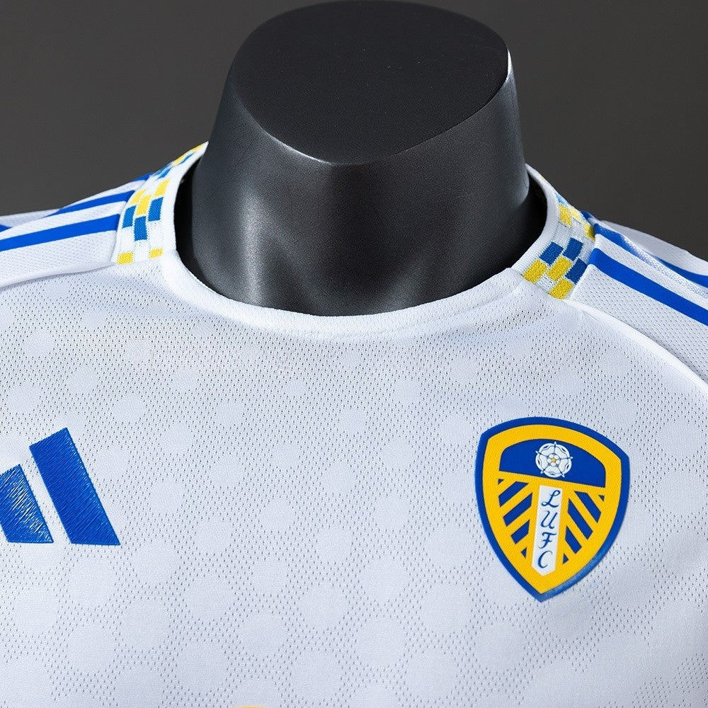 Player Version Leeds United Jersey 25/26 Home Football Kit Player Version