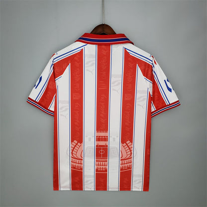 Atletico Madrid Jersey Home Kit 1996/97 Retro Football Team Soccer Shirt
