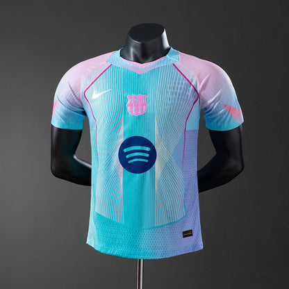 Player Version Barcelona Jersey 25/26 Blue Special Kit Player Version
