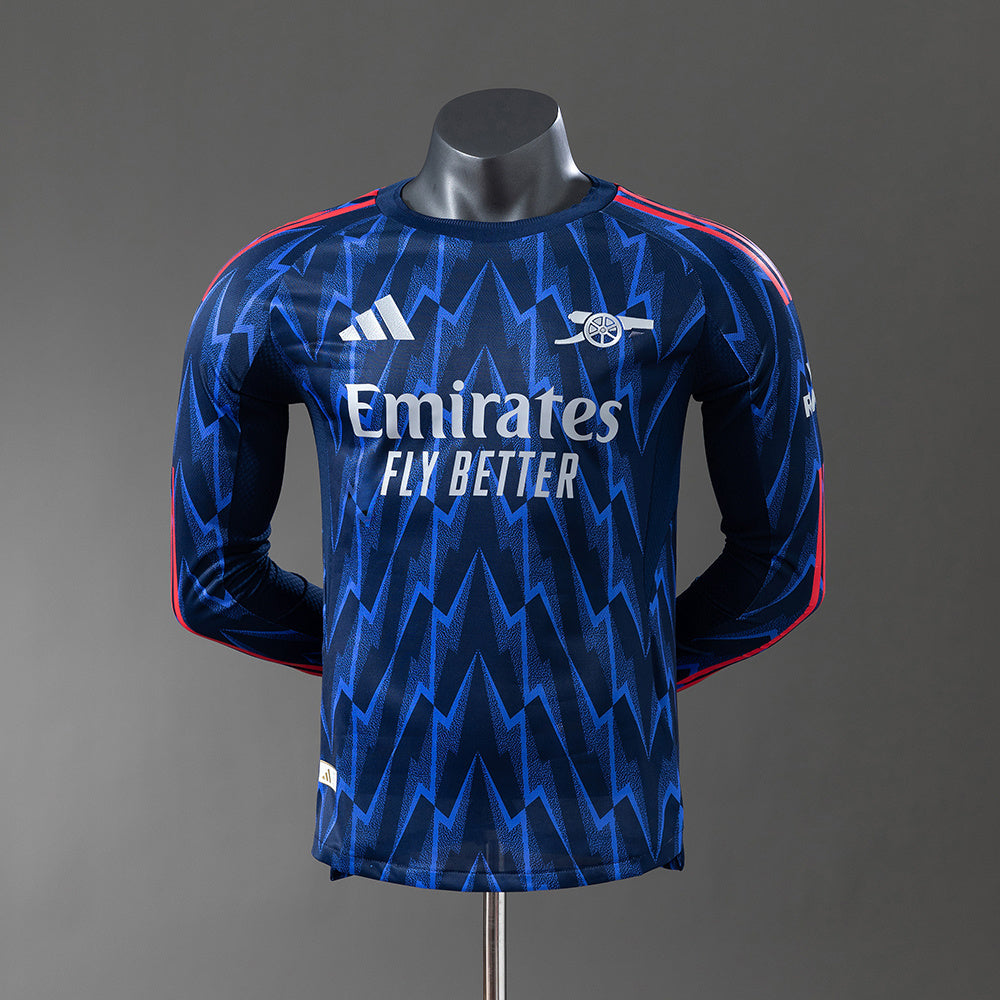 Player Version Arsenal Jersey 25/26 Away Long Sleeves Football Kit Player Version