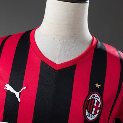 AC Milan Home Jersey 2021-22 Retro Football Kit Soccer Shirt