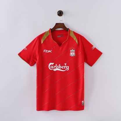 Retro Liverpool Jersey 2005-06 Home Football KIt Soccer Shirt
