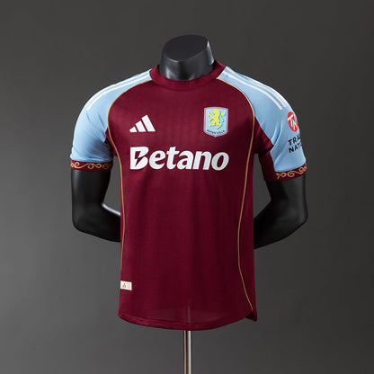 Player Version Aston Villa Jersey 25/26 Home Football Kit Player Version