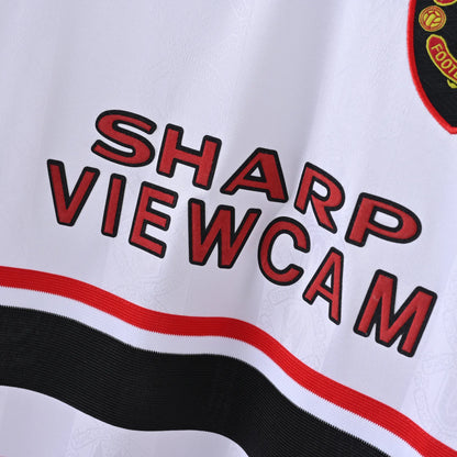 Retro Manchester United Jersey1998/99 Away Long Sleeves Football Kit Soccer Shirt
