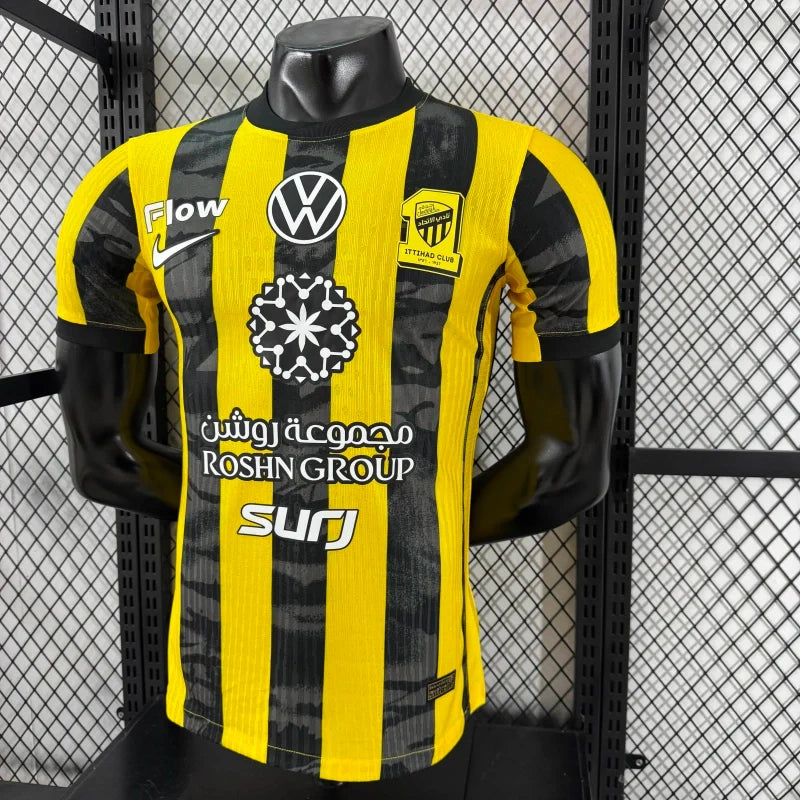 Player Version Al-ittihad Jeddah Jersey 25/26 Home Football Kit Soccer Jersey