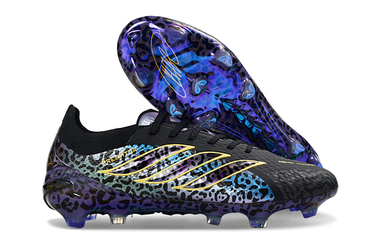 Predator Elite Cleats Without Tongue Purple and Black #15