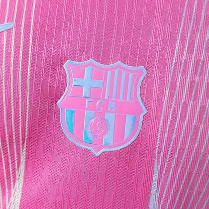 Player Version Barcelona Jersey 25/26 Pink Special Kit Player Version