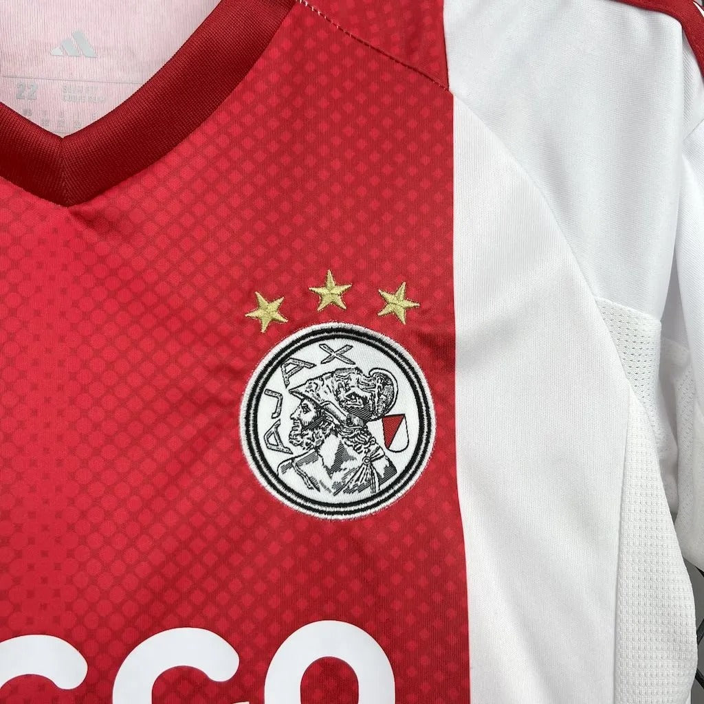 Kids Ajax Jersey 25/26 Home Football Kit Soccer Jersey