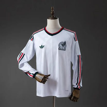 Mexico Away Jersey 2026 World Cup Long Sleeves Football Kit Soccer Shirt
