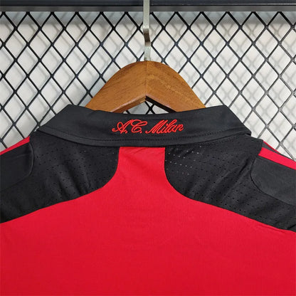 AC Milan Jersey Home Kit 07/08 Long Sleeves Retro Football Kit
