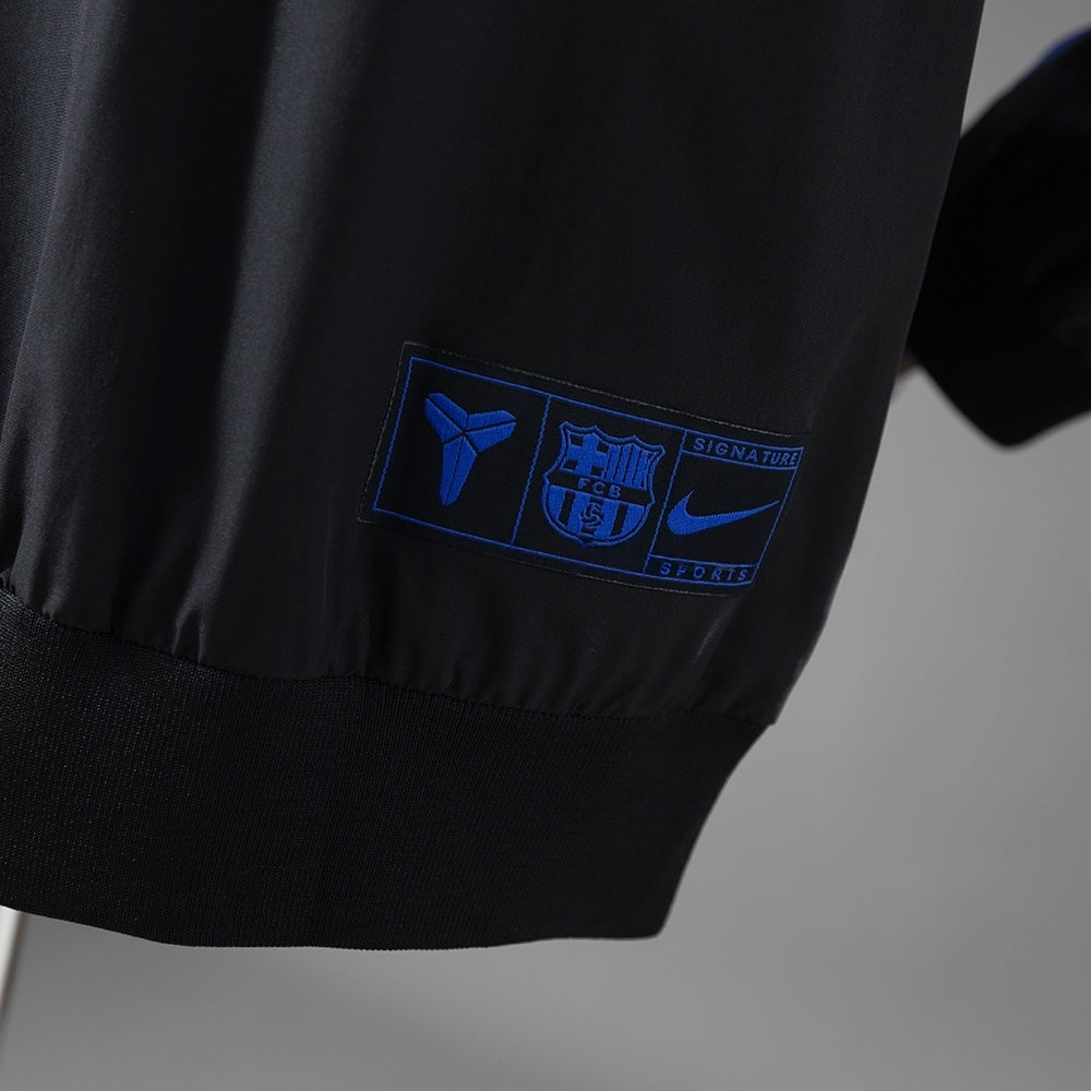 Barcelona X Kobe Windbreaker 2025/26 Black Football Soccer Jacket