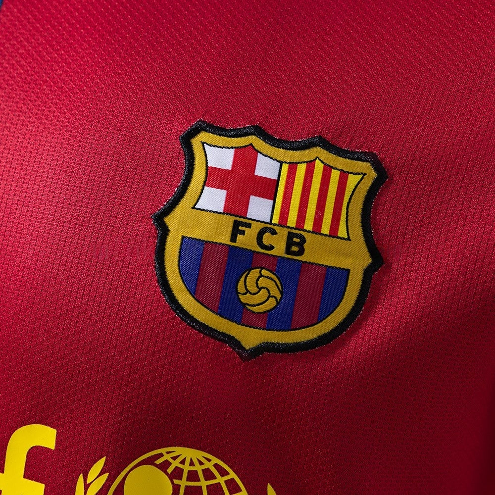 Player Version Barcelona Jersey 2008-09 Home Retro Kit Player Version