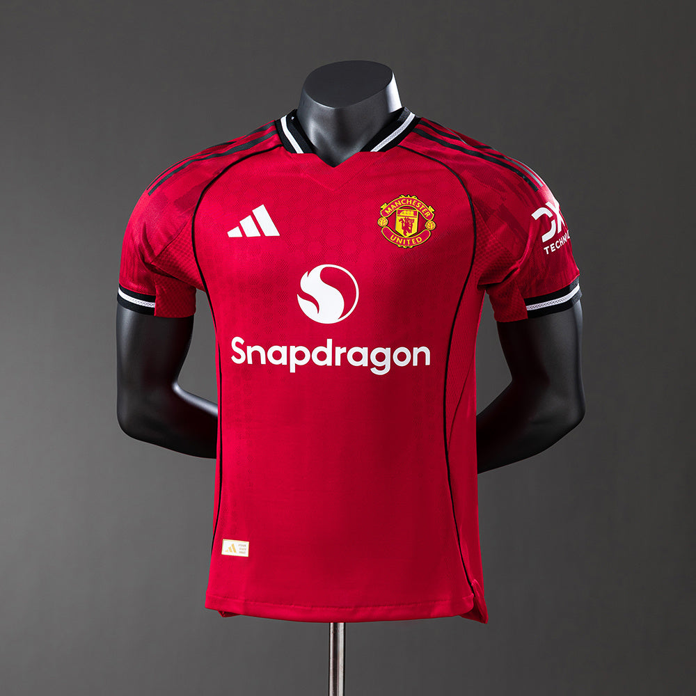 Player Version Manchester United Jersey 25/26 Home Kit Player Version