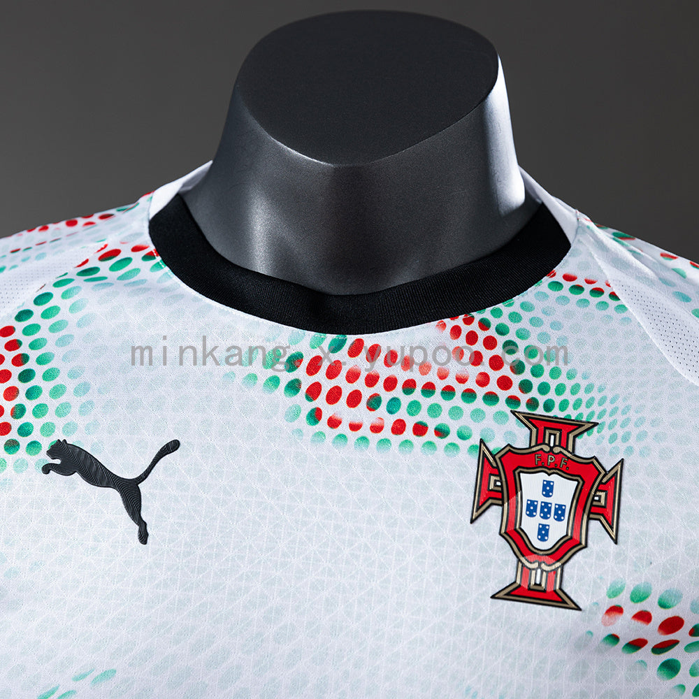 Player Version Portugal Jersey 2025/26 Away Football Kit Long Sleeves Player Version