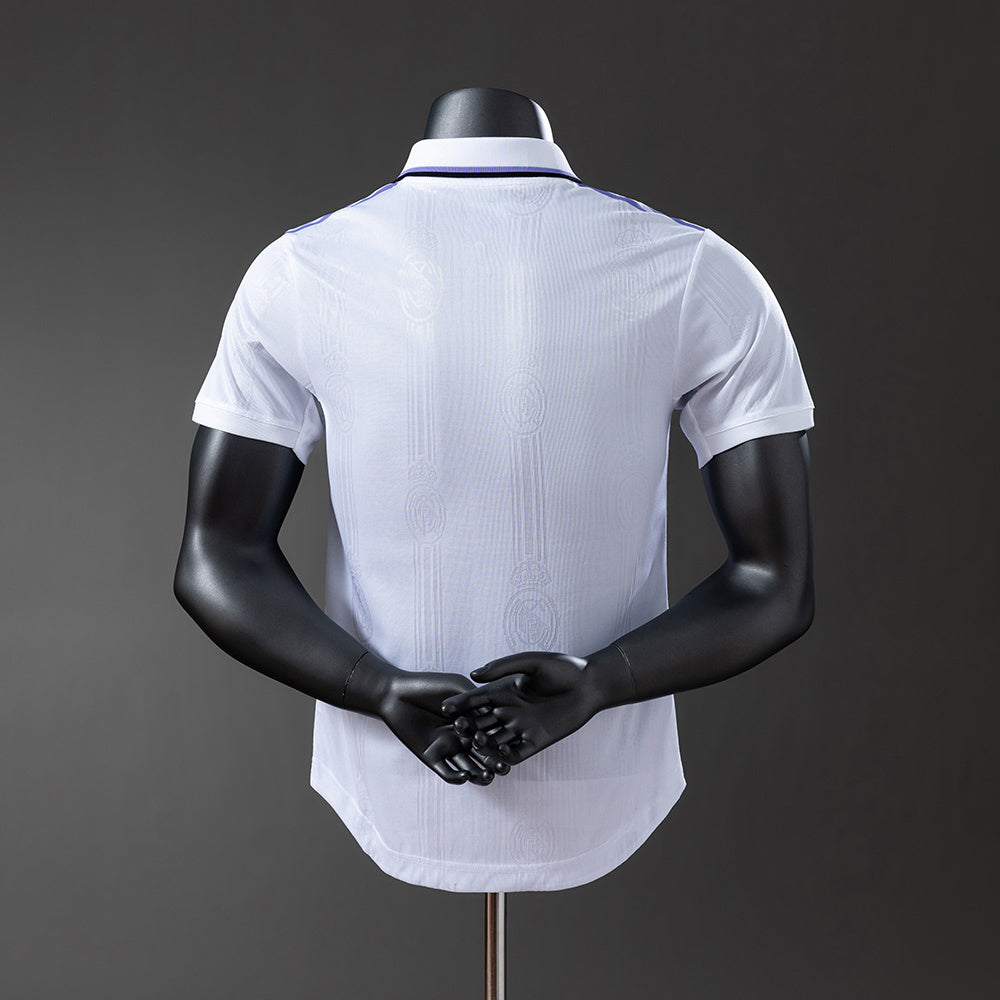 Player Version Real Madrid Jersey 2022-23 Home Retro Football Kit Player Version