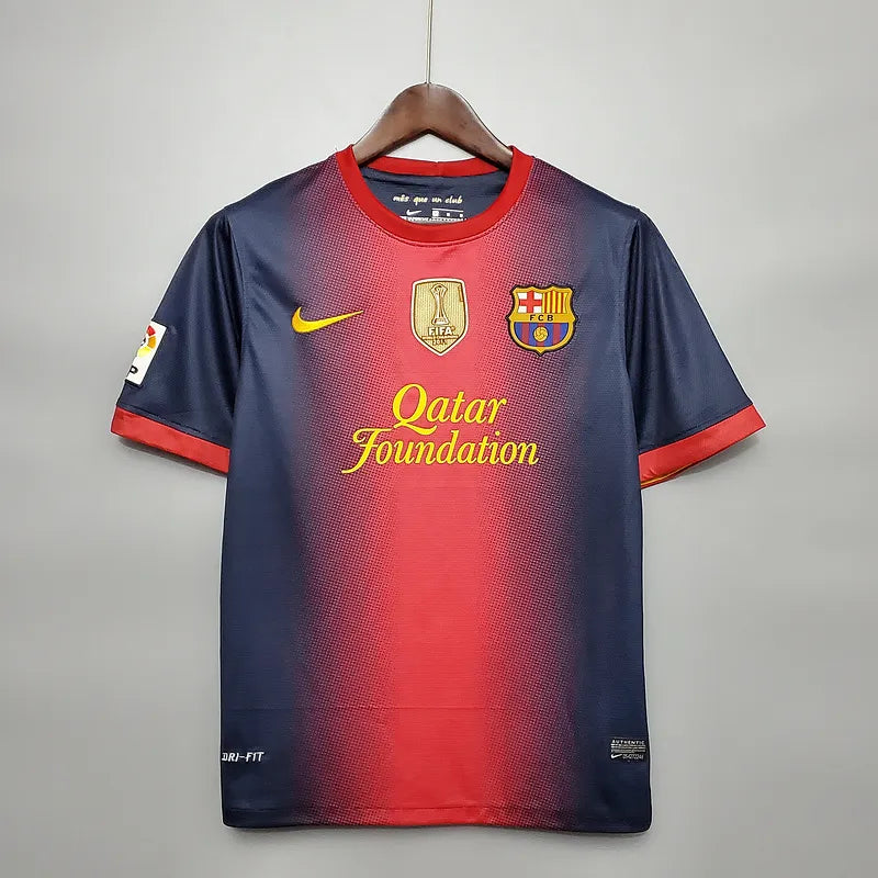 Barcelona Retro Jersey 2012/13 Home Football Jersey Soccer Shirt