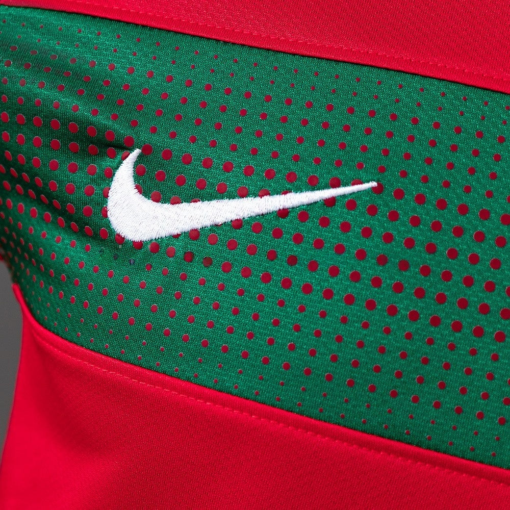 Player Version Portugal Jersey 2010 Home Retro Football Kit Long Sleeves Player Version