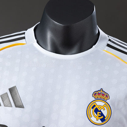 Player Version Real Madrid Jersey 25/26 Home Football Kit Long Sleeves Player Version