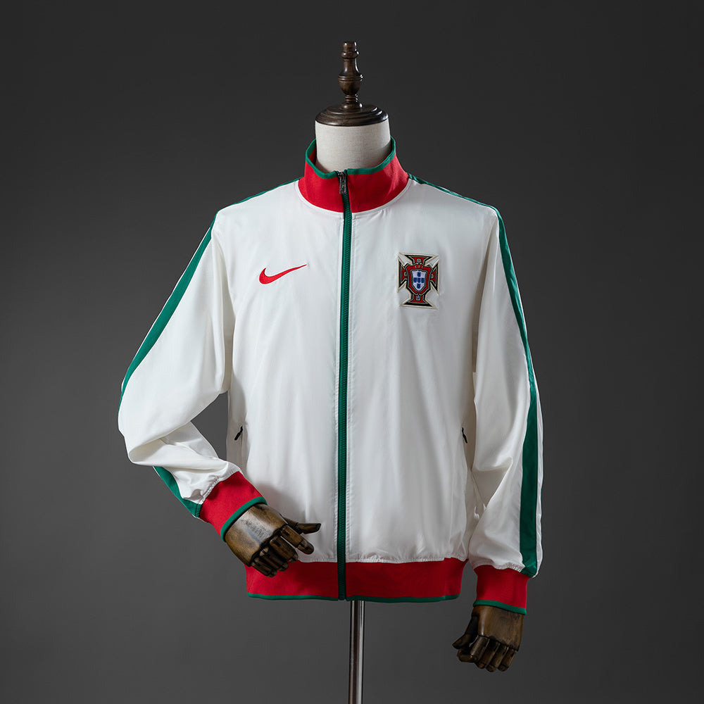 Portugal Windbreaker 2010 White Football Soccer Jacket