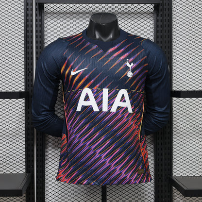 Tottenham Hotspurs 26-27 Long Sleeve Player Version Away Jersey