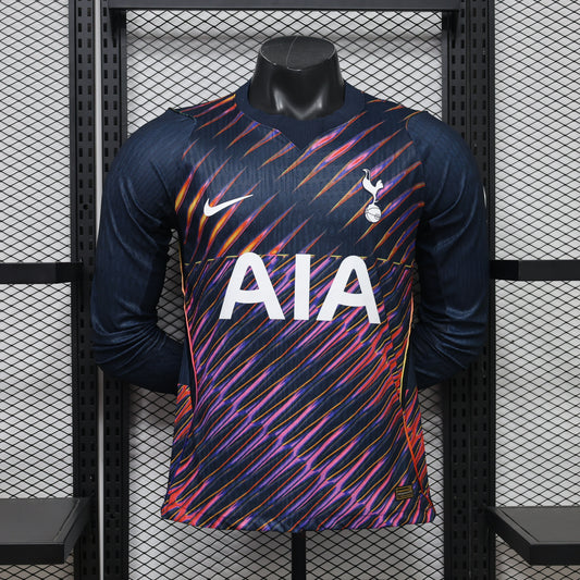Tottenham Hotspurs 26-27 Long Sleeve Player Version Away Jersey