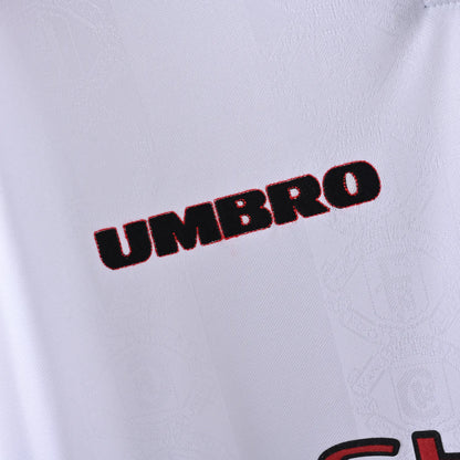 Retro Manchester United Jersey1998/99 Away Long Sleeves Football Kit Soccer Shirt